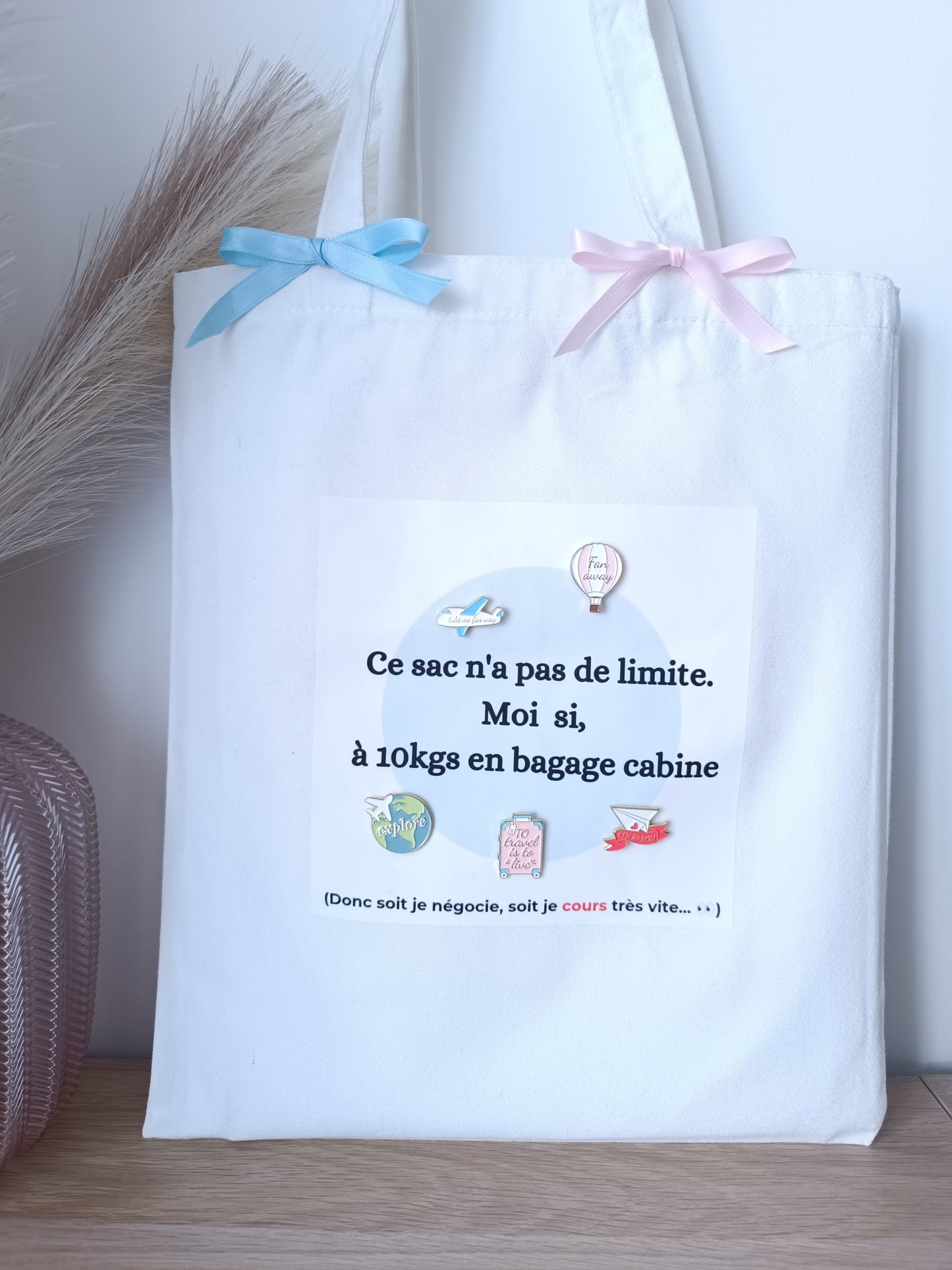 Tote Bag "Ciao Bella"🛩️🦩