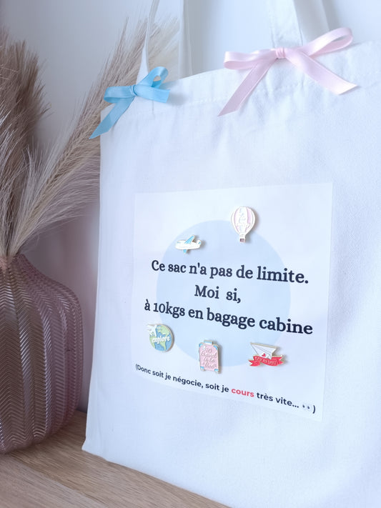 Tote Bag "Ciao Bella"🛩️🦩